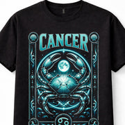 Cancer Zodiac Crab Astrology Star Sign Horoscope Moon Birthday Unisex T-Shirt