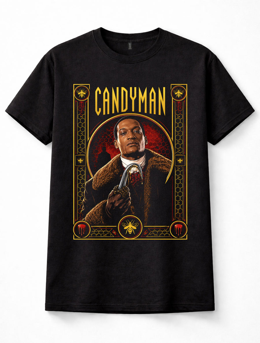 Candyman Tony Todd Classic Horror Movie Slasher Gothic Film Unisex T-Shirt