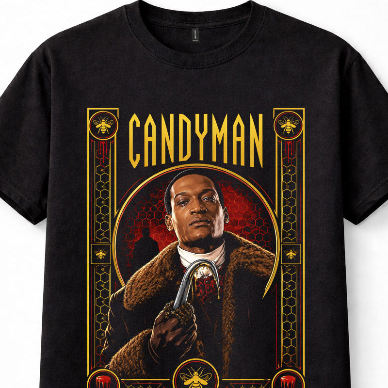 Candyman Tony Todd Classic Horror Movie Slasher Gothic Film Unisex T-Shirt