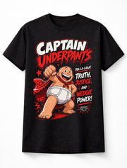 Captain Underpants Tra La La Truth Justice Wedgie Power Unisex T-Shirt