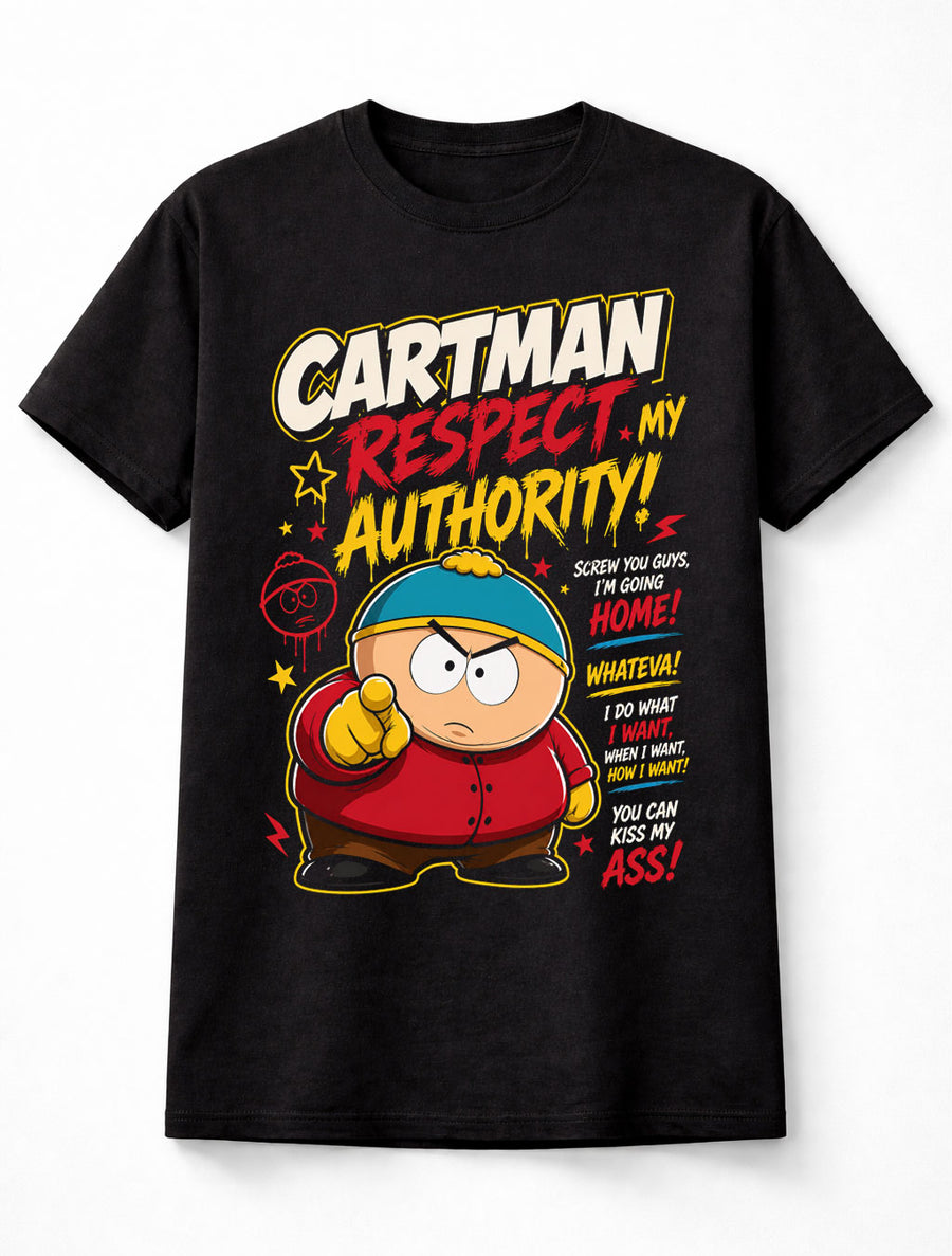 South Park Cartman Respect My Authority Funny Quote Unisex T-Shirt