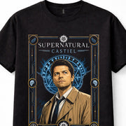Supernatural Castiel Angel Winchester TV Series Occult Unisex T-Shirt