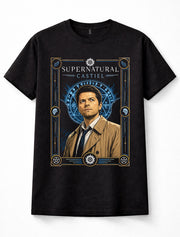 Supernatural Castiel Angel Winchester TV Series Occult Unisex T-Shirt
