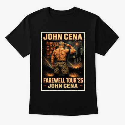 John Cena Farewell Tour ’25 Retro Wrestling Unisex Adults & Kids T-Shirt