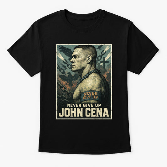 John Cena “Grit & Glory” Graphic Art WWE Wrestling Unisex Adults & Kids T-Shirt