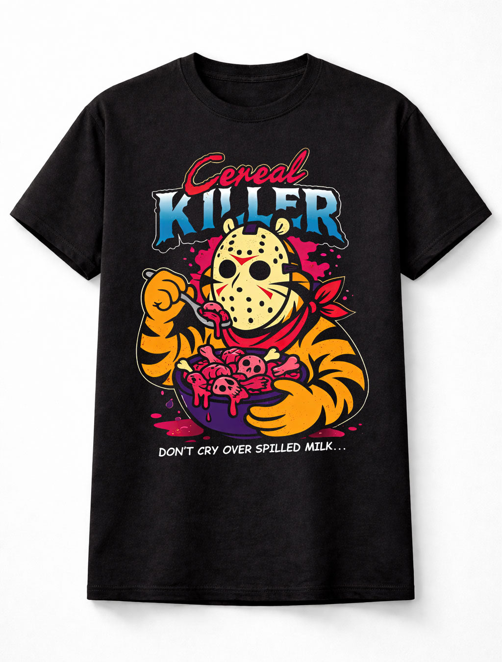 Tony Tiger Cereal Killer Jason Horror Movie Slasher Graphic Unisex T-Shirt
