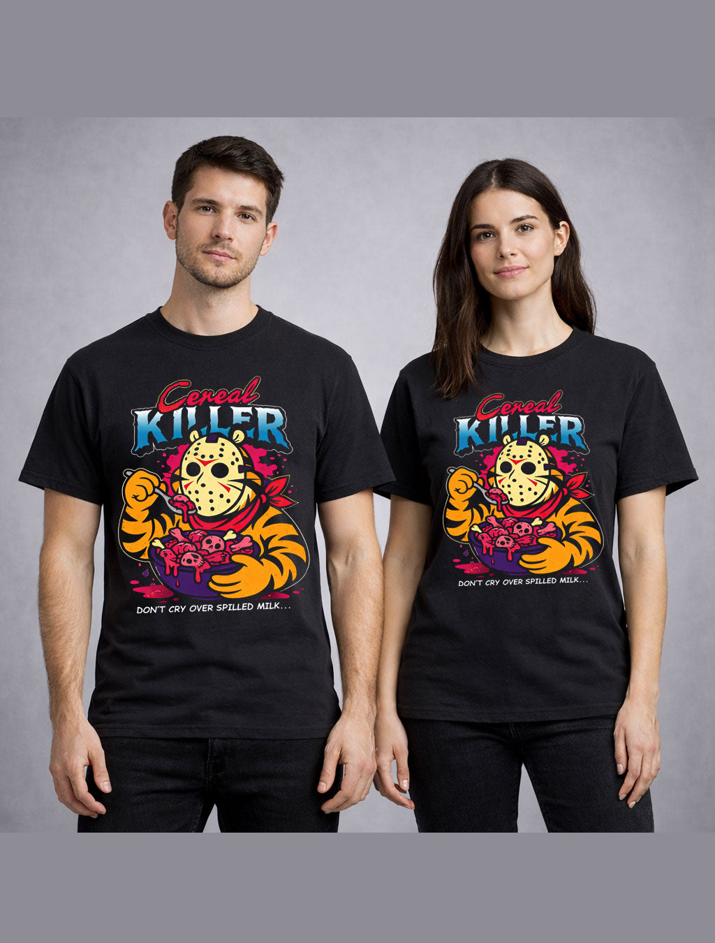 Tony Tiger Cereal Killer Jason Horror Movie Slasher Graphic Unisex T-Shirt