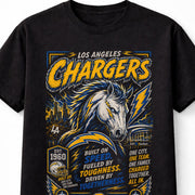 Los Angeles Chargers NFL Horse Mascot Football Fan Gift Unisex T-Shirt