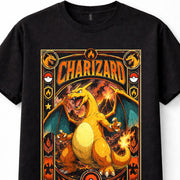 Pokemon Charizard Fire Starter Kanto Trainer Game Unisex T-Shirt