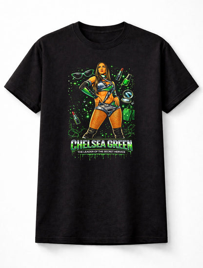 Chelsea Green Secret Hervice Graphic T Shirt Wrestling Glam WWE Adults & Kids Unisex T-Shirt
