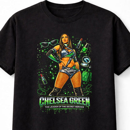 Chelsea Green Secret Hervice Graphic T Shirt Wrestling Glam WWE Adults & Kids Unisex T-Shirt