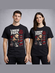 Linkin Park Graphic T-Shirt Chester Tribute Tee I Tried So Hard Lyrics Shirt Hybrid Theory Style Rock Band Fan Gift Alternative Music Adults & Kids Unisex T-Shirt
