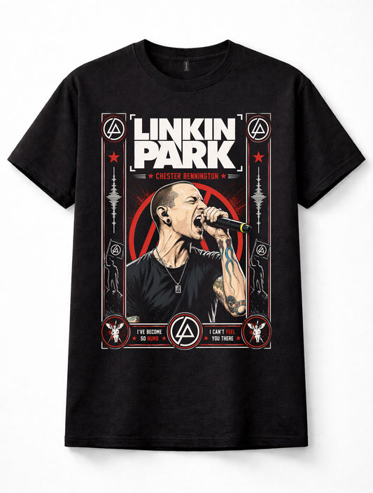 Linkin Park Chester Bennington Rock Band Music Fan Unisex T-Shirt