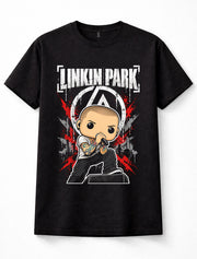 Linkin Park Chester Bennington Chibi Cartoon Nu Metal Unisex T-Shirt