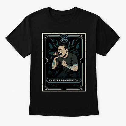 Linkin Park Chester Bennington Unisex T-Shirt – Iconic Rock Vocalist Tribute Legend Tee