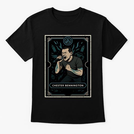 Linkin Park Chester Bennington Unisex T-Shirt – Iconic Rock Vocalist Tribute Legend Tee