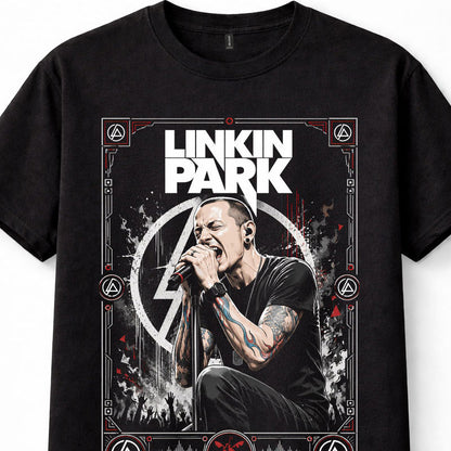 Linkin Park Chester Bennington Live Performance Rock Unisex T-Shirt