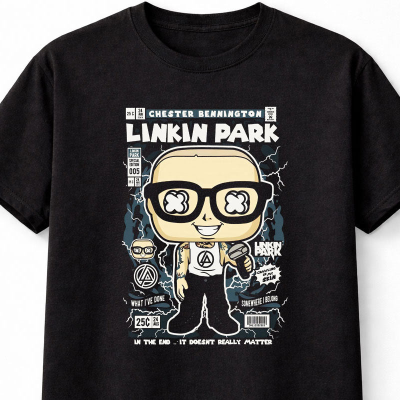 Linkin Park Chester Bennington In The End It Doesn’t Really Matter Rock Tribute Adults & Kids Unisex T-Shirt