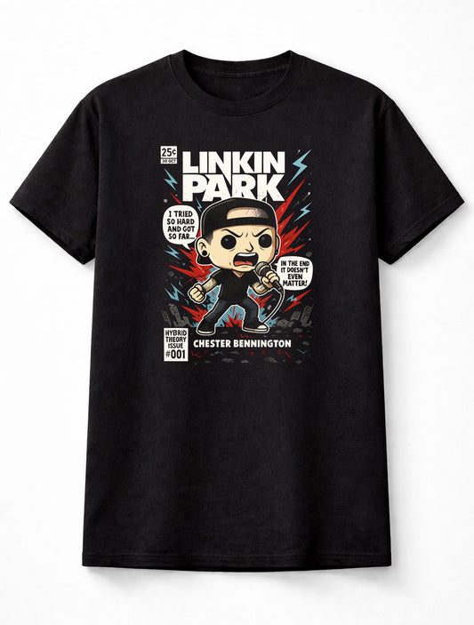 Linkin Park Chester Bennington Hybrid Theory I Tried So Hard In The End Adults & Kids Unisex T-Shirt