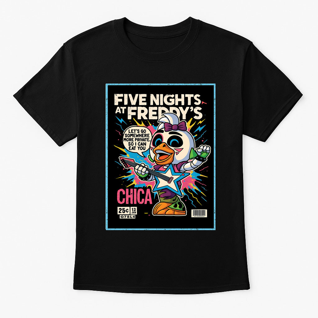 Five Nights at Freddy’s Chica Animatronic FNAF Gaming Adults & Kids Unisex T-Shirt