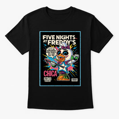 Five Nights at Freddy’s Chica Animatronic FNAF Gaming Adults & Kids Unisex T-Shirt
