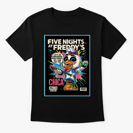 Five Nights at Freddy’s Chica Animatronic FNAF Gaming Adults & Kids Unisex T-Shirt