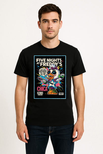 Five Nights at Freddy’s Chica Animatronic FNAF Gaming Adults & Kids Unisex T-Shirt