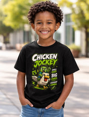 Minecraft Chicken Jockey Gamer Graphic Funny Game Unisex T-Shirt