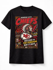 Kansas City Chiefs NFL Kingdom Football Fan Gift Graphic Unisex T-Shirt