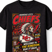 Kansas City Chiefs NFL Kingdom Football Fan Gift Graphic Unisex T-Shirt