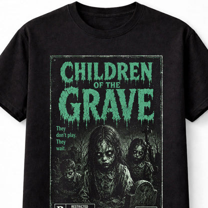 Children of the Grave Horror Movie VHS Gothic Graveyard Unisex T-Shirt