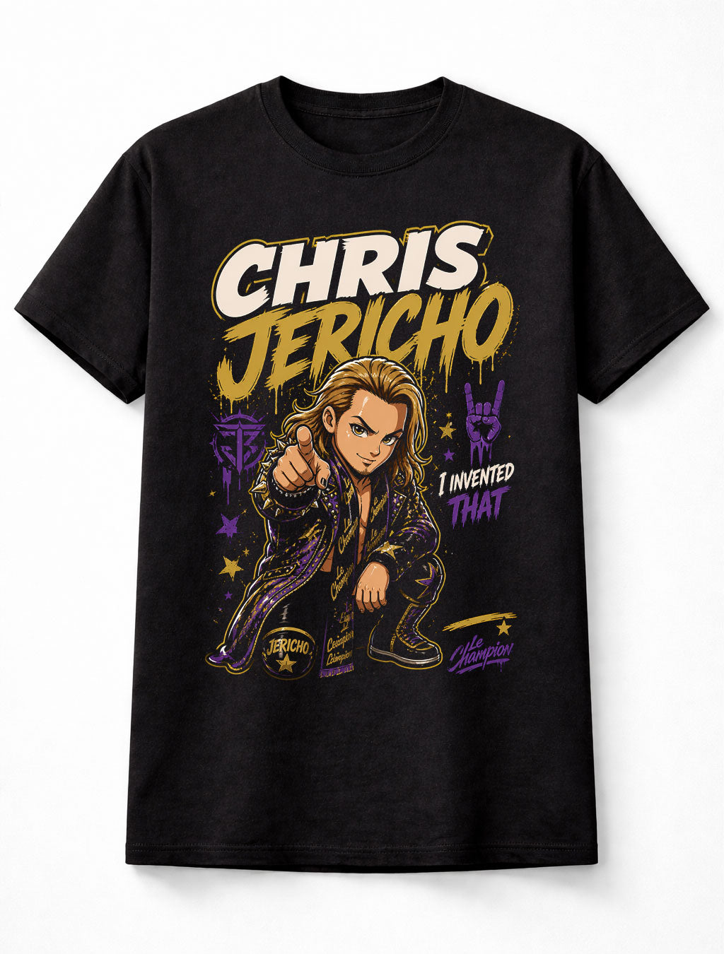 Chris Jericho AEW Wrestling Le Champion Y2J Unisex T-Shirt