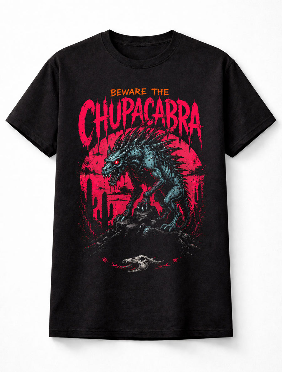 Chupacabra Cryptid Monster Horror Gothic Halloween Unisex T-Shirt