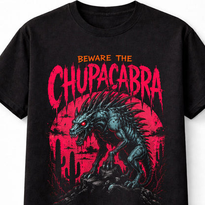 Chupacabra Cryptid Monster Horror Gothic Halloween Unisex T-Shirt