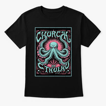 Church of Cthulhu Lovecraft Unisex T-Shirt Eldritch Horror Tee