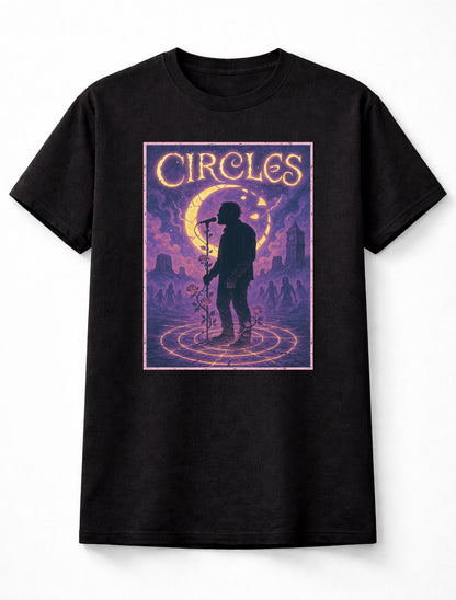 Post Malone Circles Hollywood’s Bleeding Pop Rap Anthem Adults & Kids Unisex T-Shirt