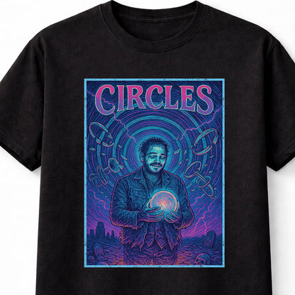Post Malone Circles Hollywood’s Bleeding Genre-Bending Hit Adults & Kids Unisex T-Shirt