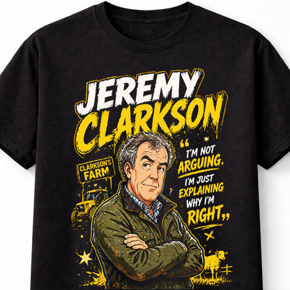 Jeremy Clarkson Clarkson’s Farm Graphic Tee Farming Show Shirt Unisex Adults & Kids T-Shirt