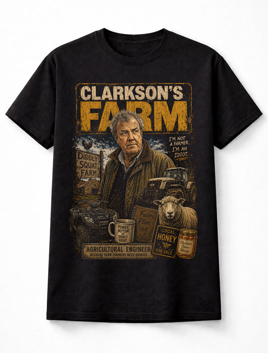 Clarkson's Farm Jeremy Clarkson Diddly Squat TV Unisex T-Shirt