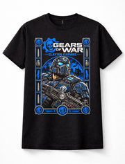 Gears of War Clayton Carmine COG Soldier Gaming Xbox Gamer Unisex Black T-Shirt