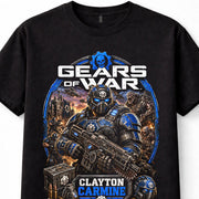 Gears of War Clayton Carmine COG Battle Gaming Xbox Video Game Unisex T-Shirt