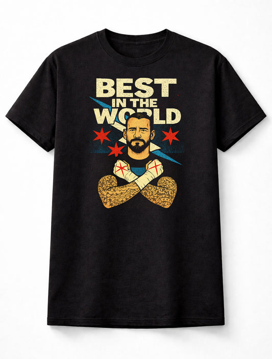 CM Punk – The Best in the World, The Second City Saint Adults & Kids Unisex T-Shirt