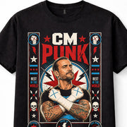 CM Punk WWE Best in the World Wrestling Graphic Unisex T-Shirt