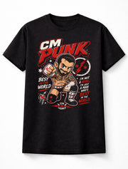 CM Punk Best in the World WWE Wrestling Graphic Unisex T-Shirt