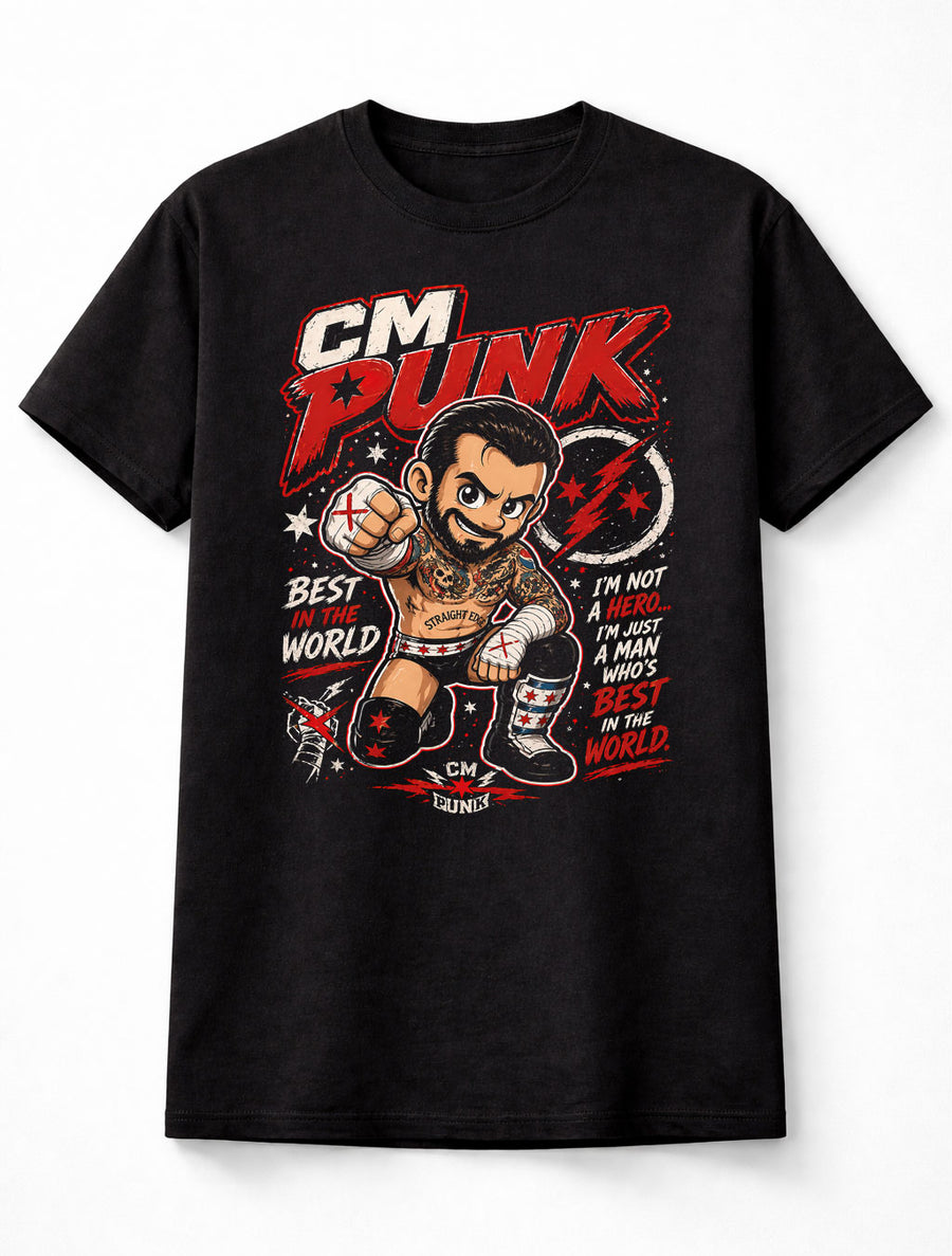 CM Punk Best in the World WWE Wrestling Graphic Unisex T-Shirt