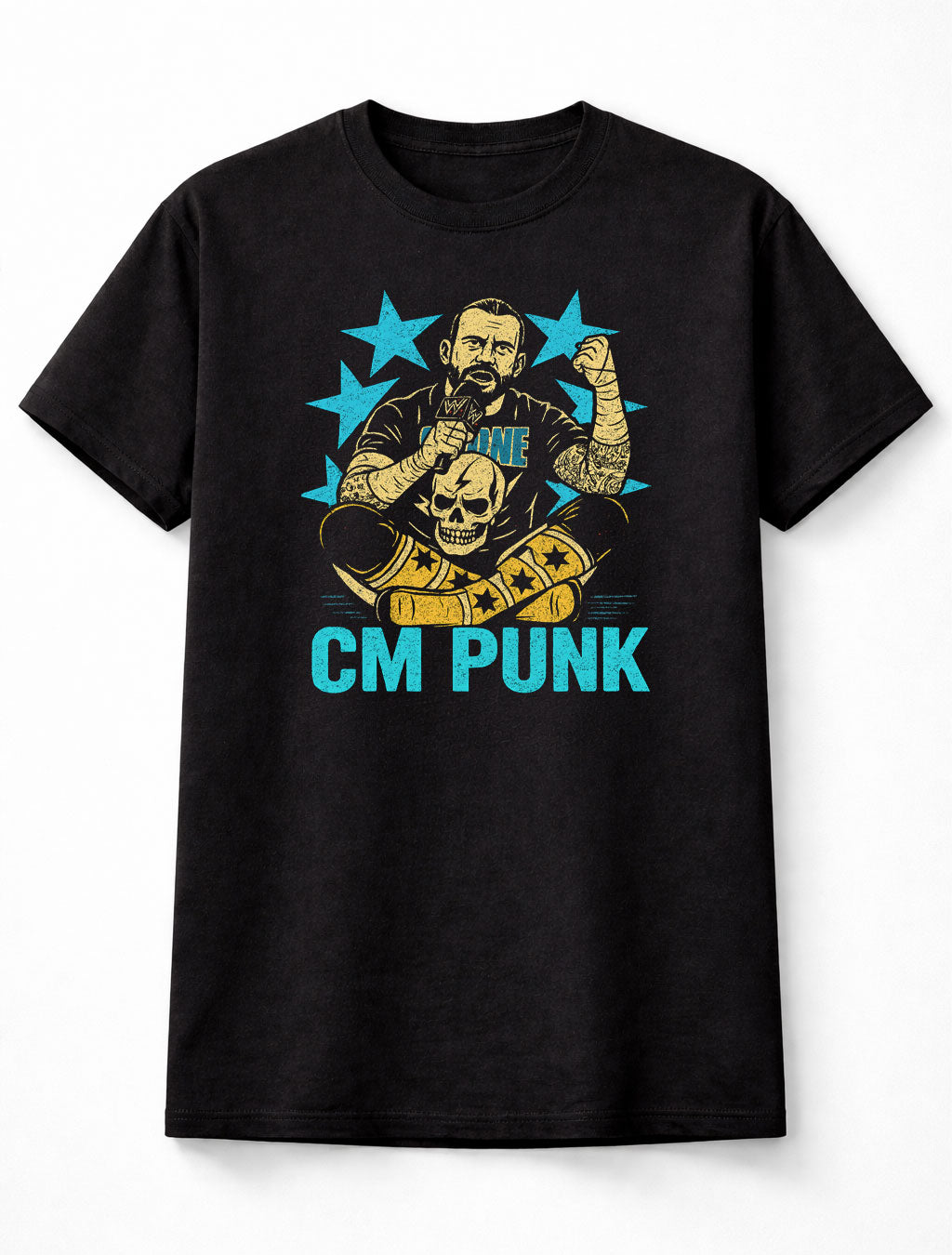 CM Punk Vintage Style Wrestling Adults & Kids Unisex T-Shirt