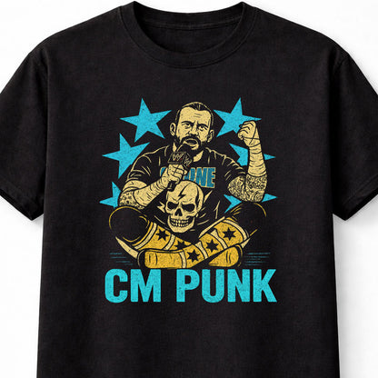 CM Punk Vintage Style Wrestling Adults & Kids Unisex T-Shirt