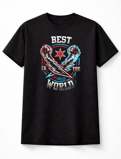 CM Punk – The Best in the World, The Second City Saint Logo Edition Adults & Kids Unisex T-Shirt