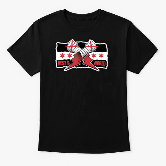 Best in the World CM Punk Lightning Fists Wrestling Unisex T-Shirt