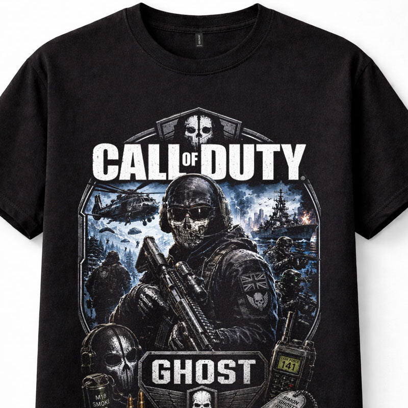 Call of Duty Ghost Simon Riley Modern Warfare Game Unisex T-Shirt